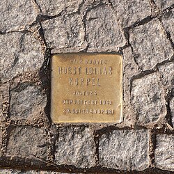 Dos placas para conmemorar a Gabriel Lorente y a Teodoro Gómez, vecinos de Móstoles muertos en Mauthausen